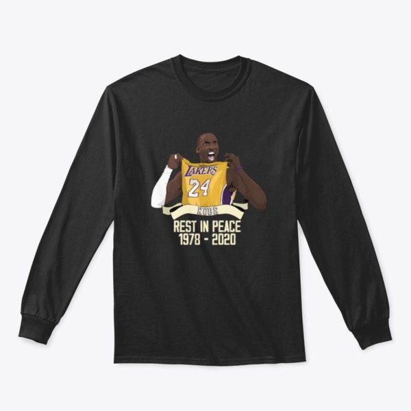 Rip Kobe Bryant Rest In Peace 1978 2020 Shirt Apparel