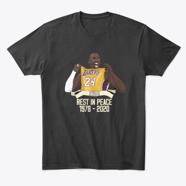 Rip Kobe Bryant Rest In Peace 1978 2020 Shirt Apparel