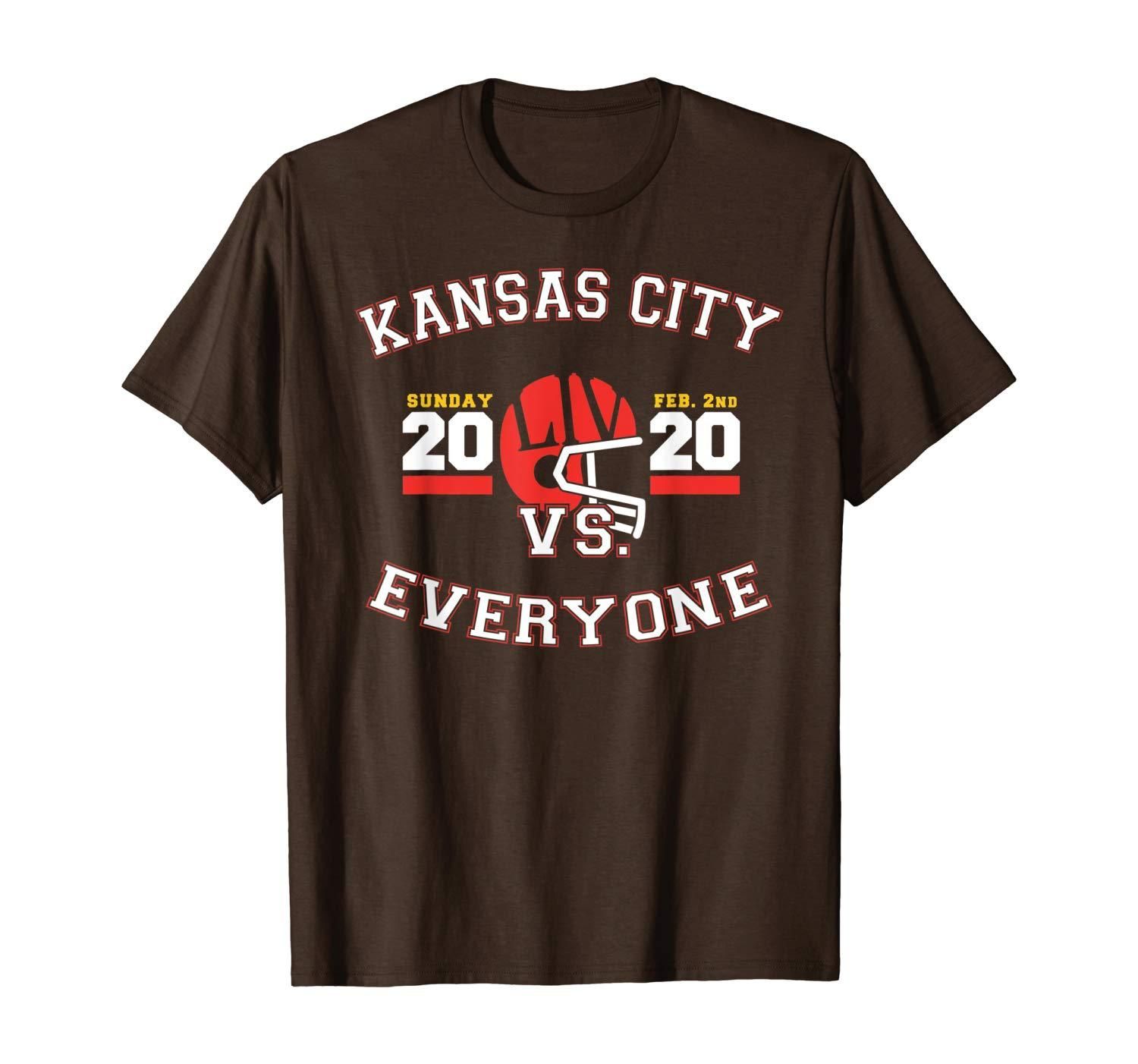 Kansas City Vs Everyone Super Football 2020 T Shirt Apparel Kansas City Vs Everyone Super Football 2020 T Shirt Apparel