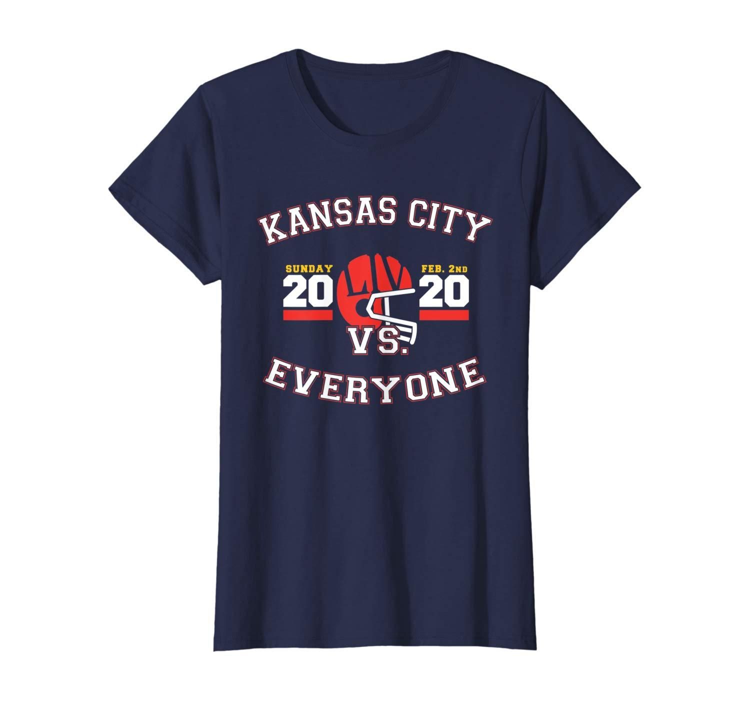 Kansas City Vs Everyone Super Football 2020 T Shirt Apparel Kansas City Vs Everyone Super Football 2020 T Shirt Apparel