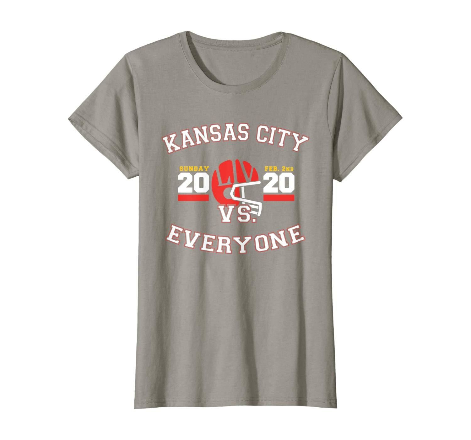 Kansas City Vs Everyone Super Football 2020 T Shirt Apparel Kansas City Vs Everyone Super Football 2020 T Shirt Apparel