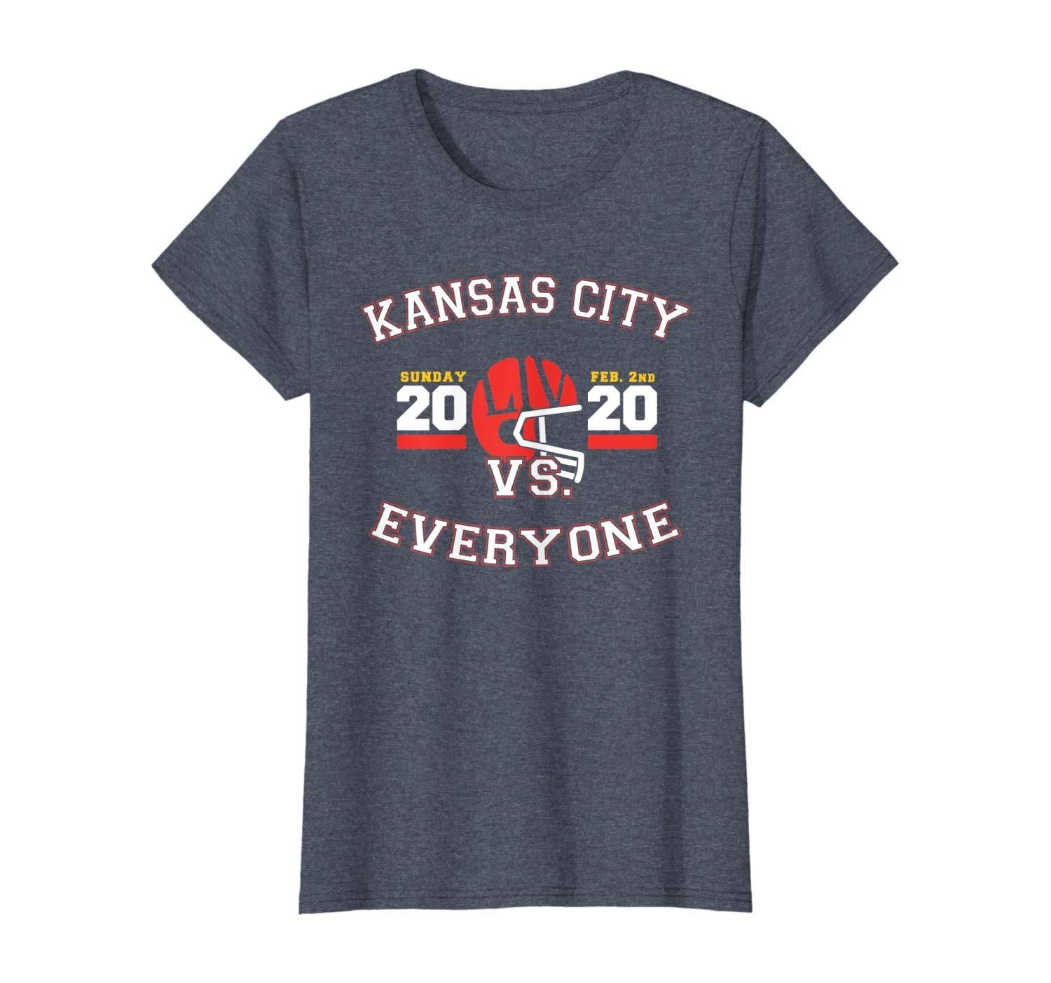 Kansas City Vs Everyone Super Football 2020 T Shirt Apparel Kansas City Vs Everyone Super Football 2020 T Shirt Apparel