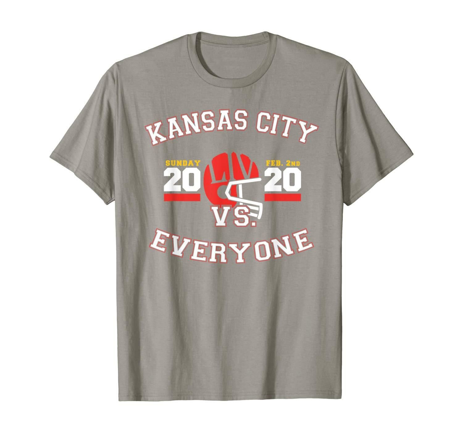 Kansas City Vs Everyone Super Football 2020 T Shirt Apparel Kansas City Vs Everyone Super Football 2020 T Shirt Apparel