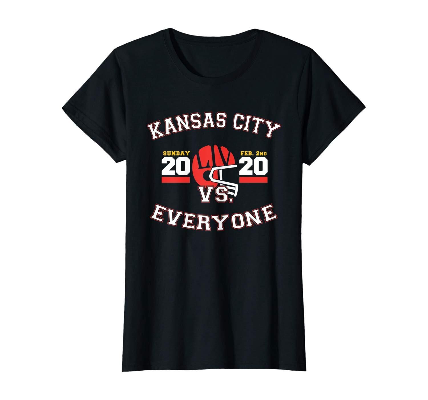 Kansas City Vs Everyone Super Football 2020 T Shirt Apparel Kansas City Vs Everyone Super Football 2020 T Shirt Apparel