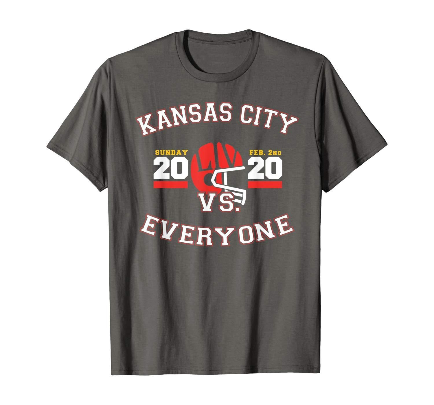 Kansas City Vs Everyone Super Football 2020 T Shirt Apparel Kansas City Vs Everyone Super Football 2020 T Shirt Apparel