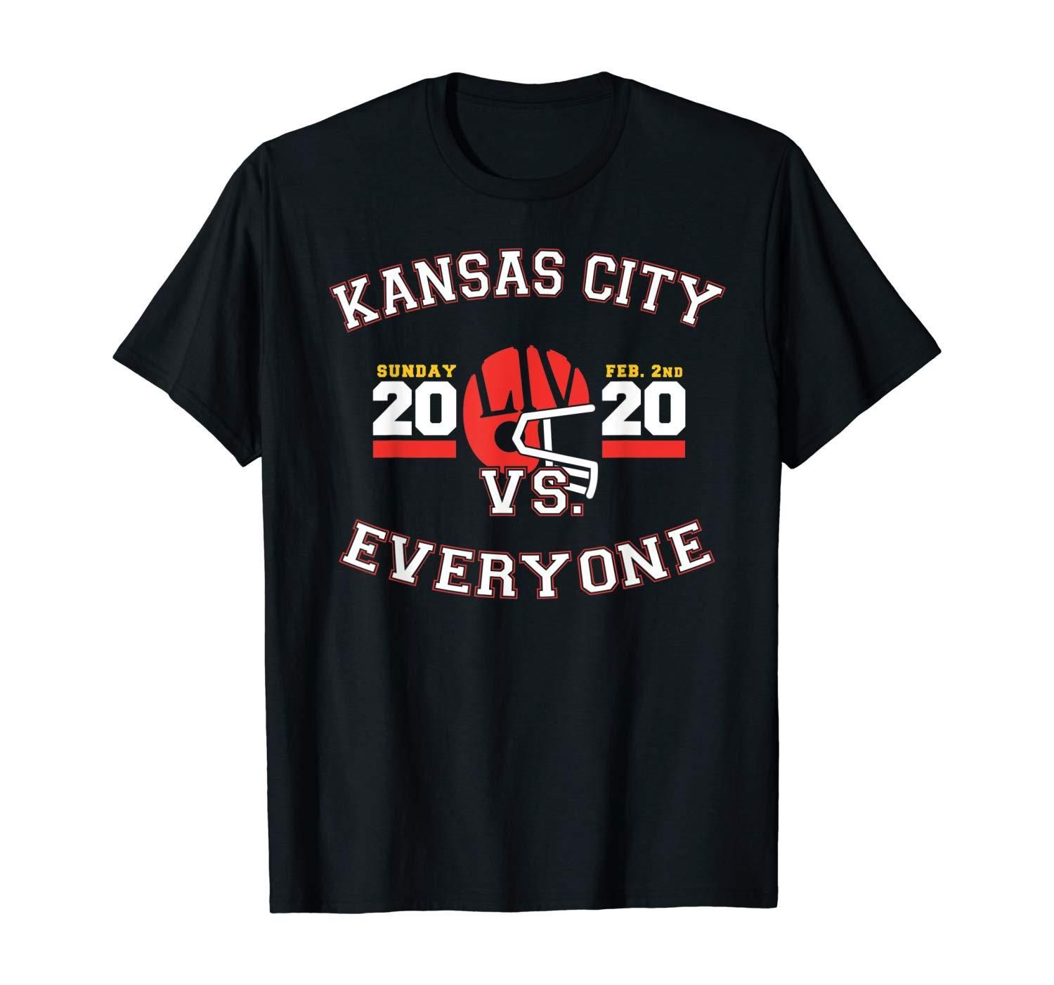 Kansas City Vs Everyone Super Football 2020 T Shirt Apparel Kansas City Vs Everyone Super Football 2020 T Shirt Apparel