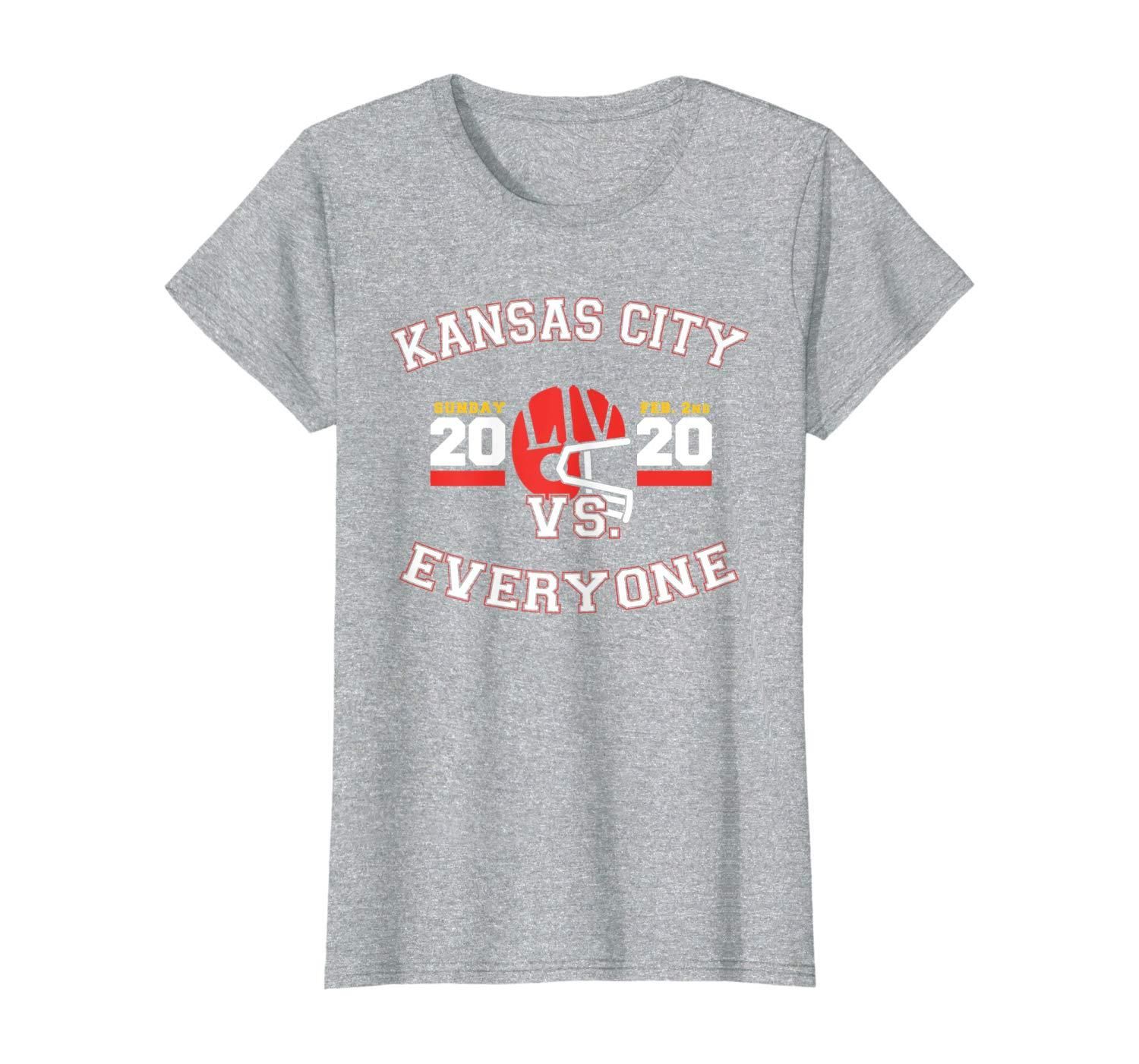 Kansas City Vs Everyone Super Football 2020 T Shirt Apparel Kansas City Vs Everyone Super Football 2020 T Shirt Apparel