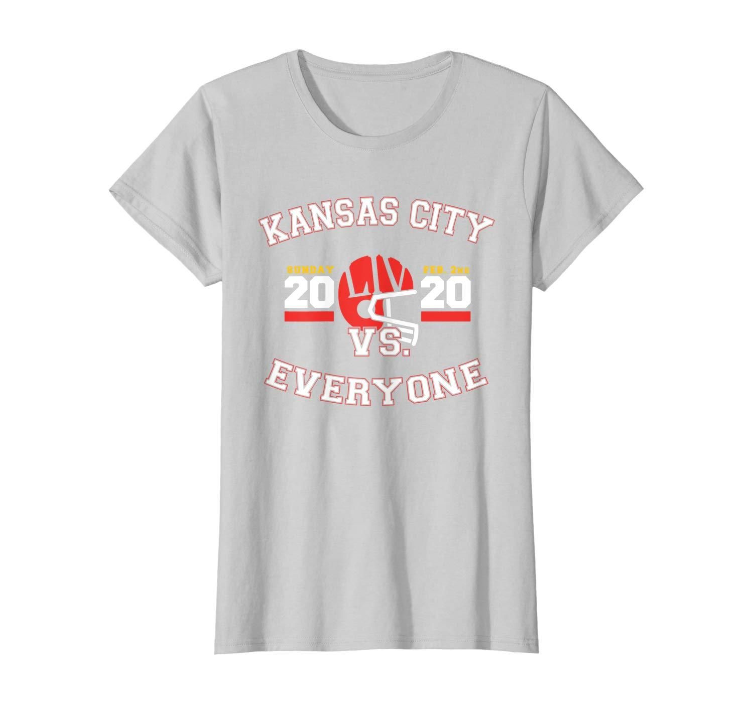 Kansas City Vs Everyone Super Football 2020 T Shirt Apparel Kansas City Vs Everyone Super Football 2020 T Shirt Apparel