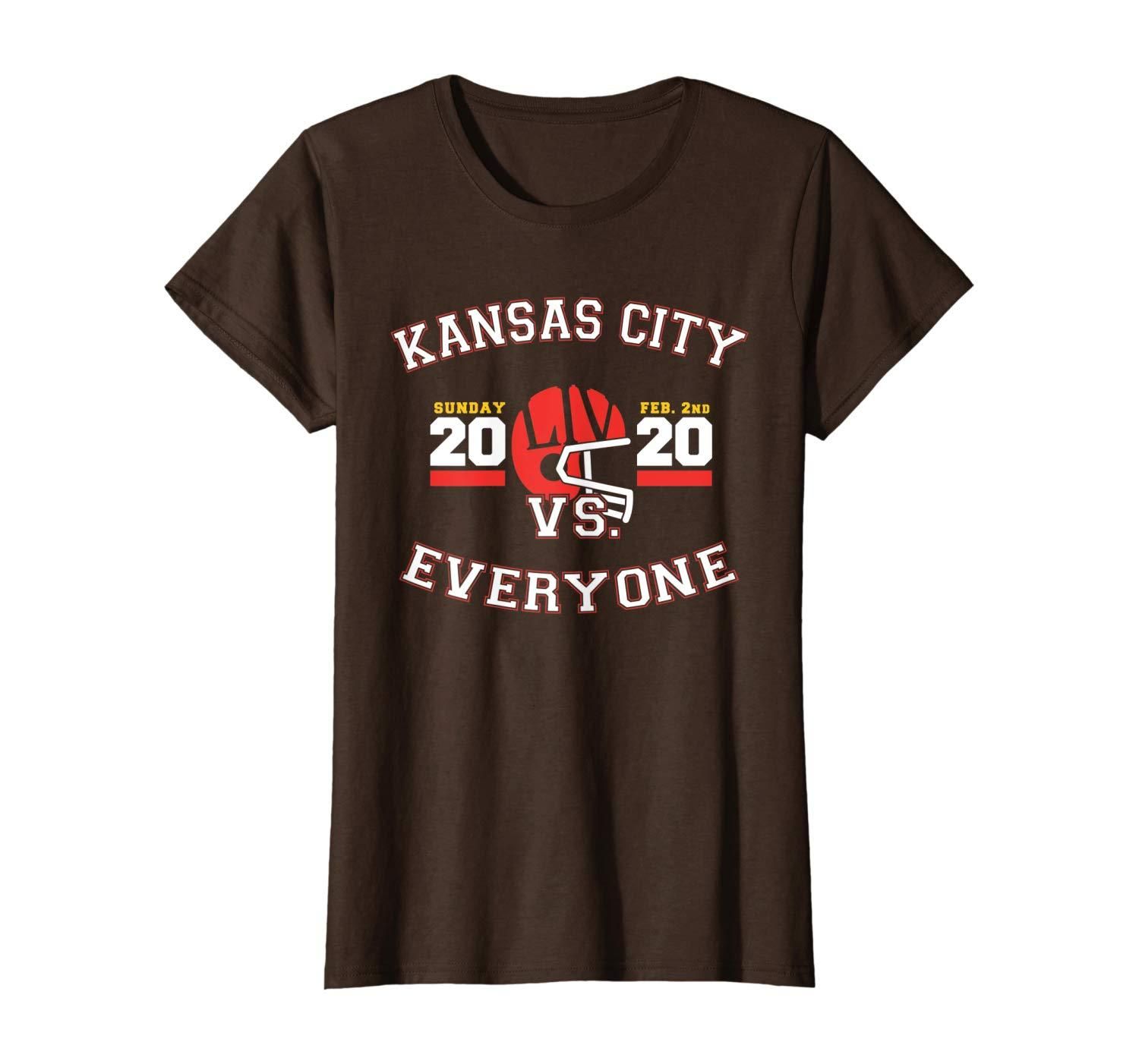 Kansas City Vs Everyone Super Football 2020 T Shirt Apparel Kansas City Vs Everyone Super Football 2020 T Shirt Apparel