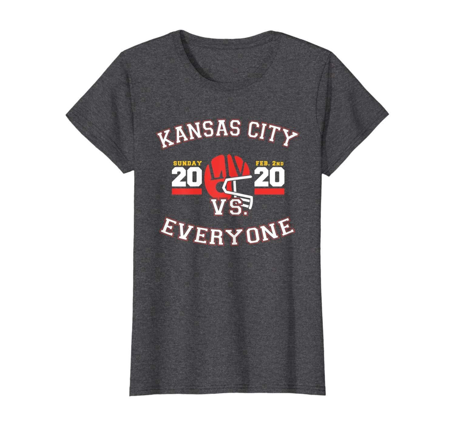 Kansas City Vs Everyone Super Football 2020 T Shirt Apparel Kansas City Vs Everyone Super Football 2020 T Shirt Apparel