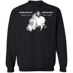 Rip Kobe Bryant and Daughter Shirt Apparel