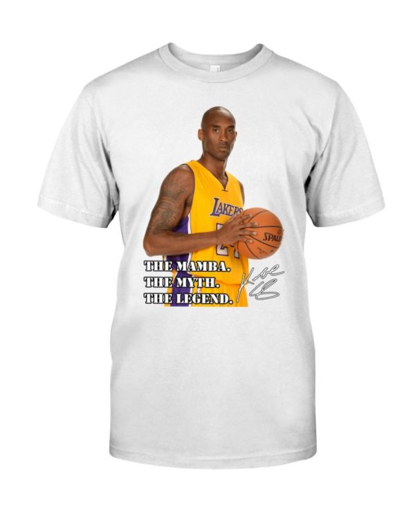 Rip Kobe Bryant The Mamba The Myth The Legend Shirt Apparel