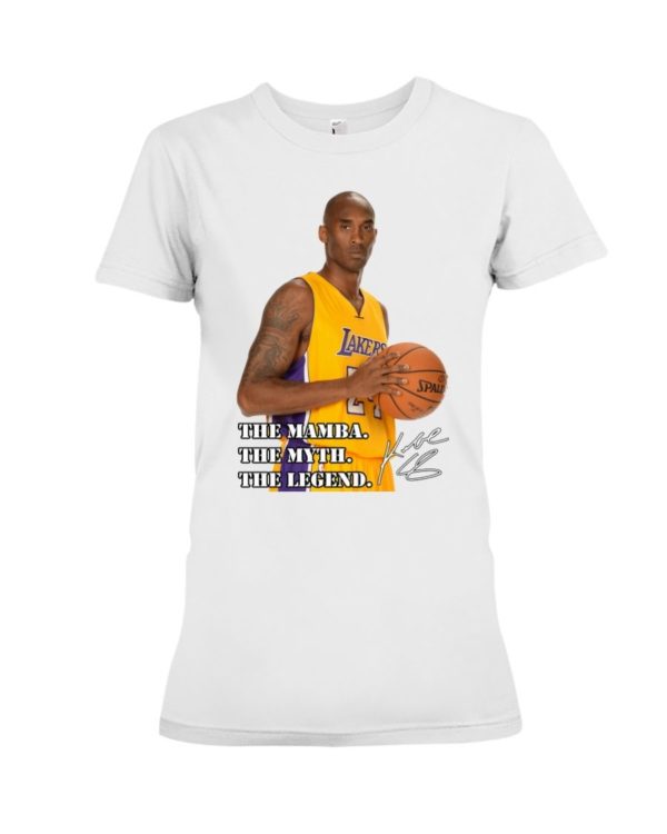 Rip Kobe Bryant The Mamba The Myth The Legend Shirt Apparel