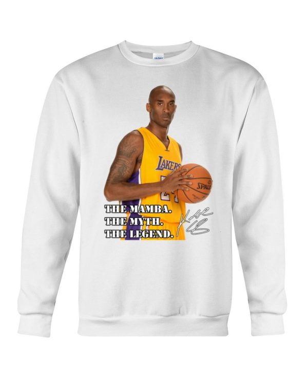 Rip Kobe Bryant The Mamba The Myth The Legend Shirt Apparel