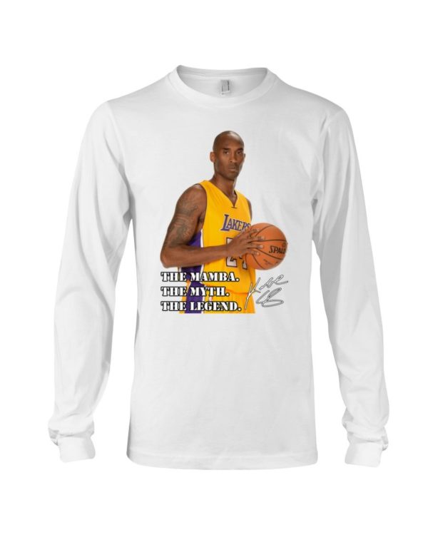 Rip Kobe Bryant The Mamba The Myth The Legend Shirt Apparel