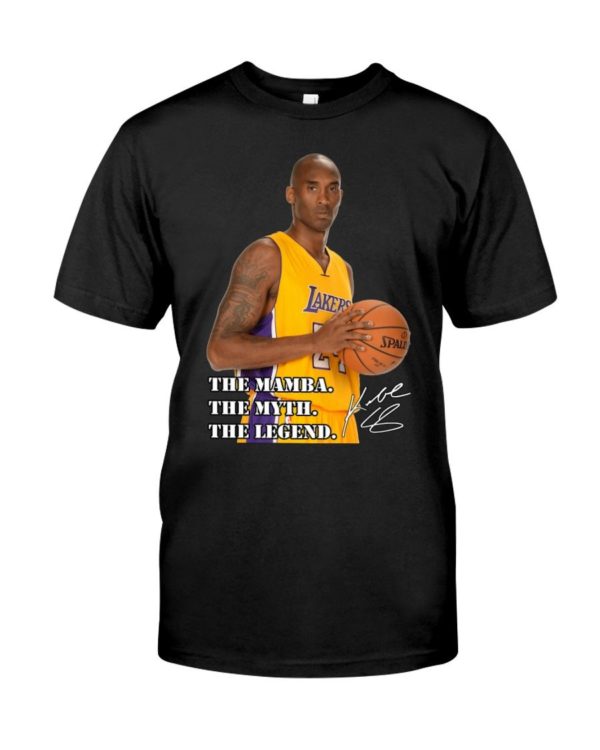 Rip Kobe Bryant The Mamba The Myth The Legend Shirt Apparel