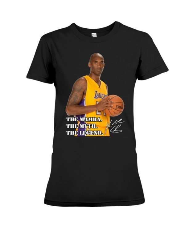 Rip Kobe Bryant The Mamba The Myth The Legend Shirt Apparel