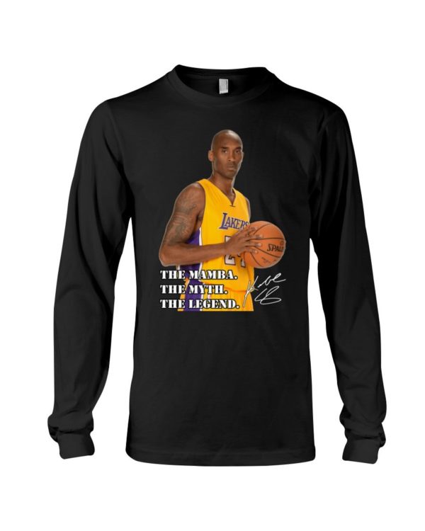 Rip Kobe Bryant The Mamba The Myth The Legend Shirt Apparel