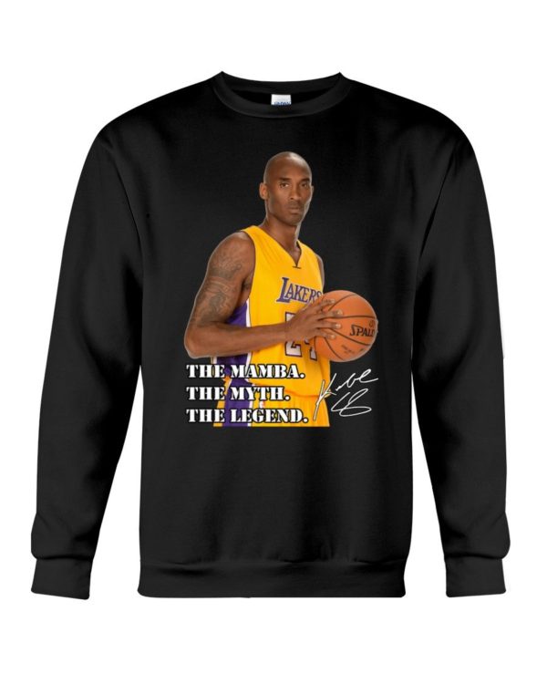 Rip Kobe Bryant The Mamba The Myth The Legend Shirt Apparel