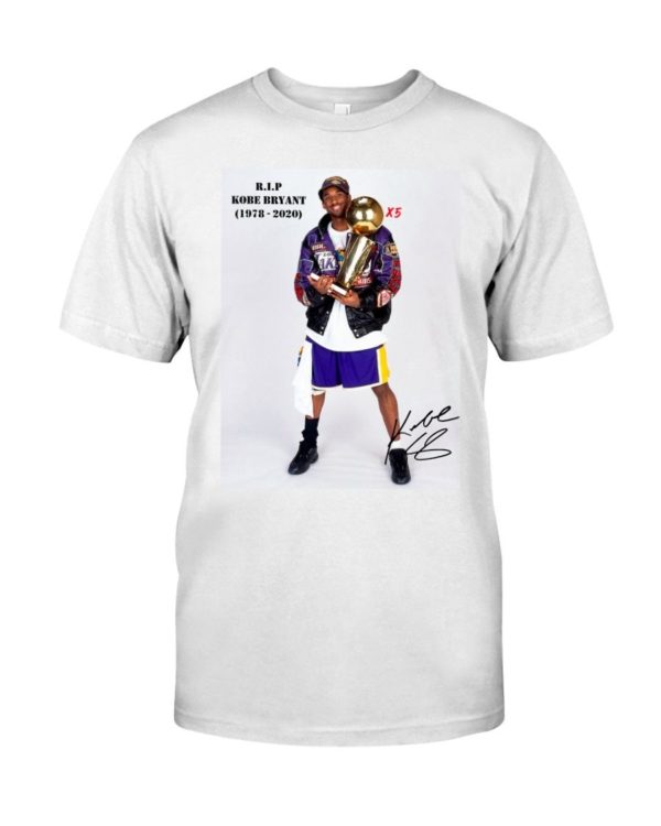 RIP Kobe Bryant Retirement X5 Signature Shirt Apparel