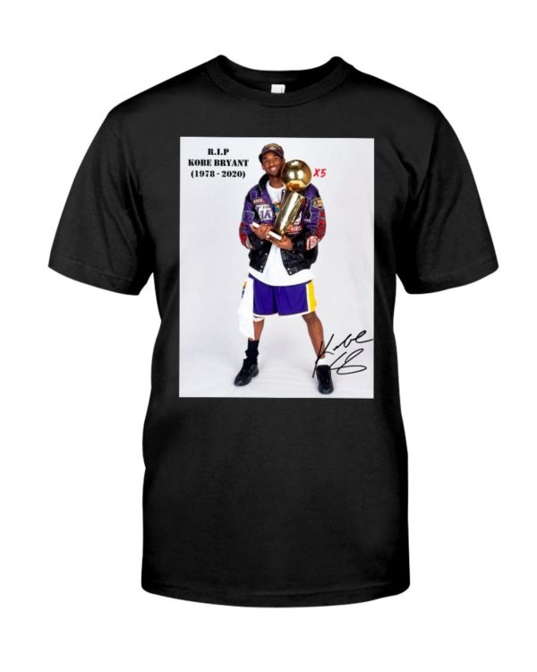 RIP Kobe Bryant Retirement X5 Signature Shirt Apparel