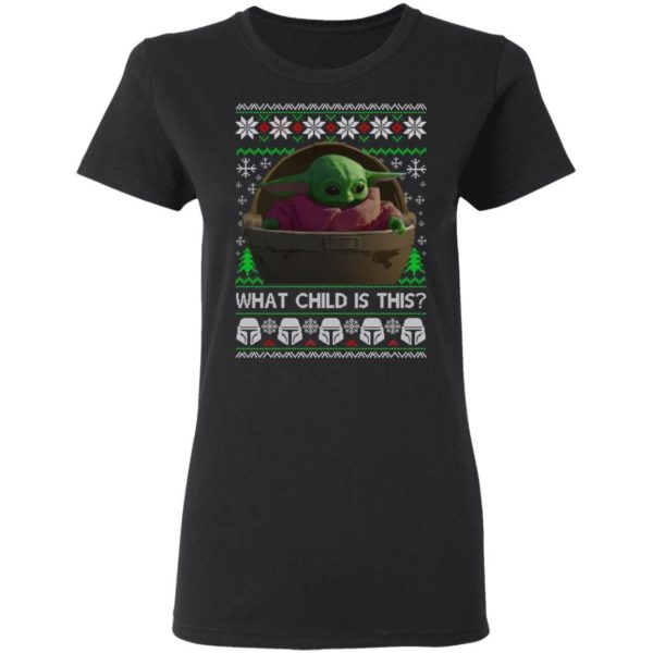 Baby Yoda What Child Is This Christmas Sweater Apparel