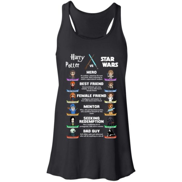 Harry Potter vs Star Wars Character Shirt Apparel