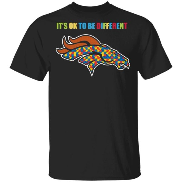 It’s Ok To Be Different Denver Broncos Autism Shirt Apparel