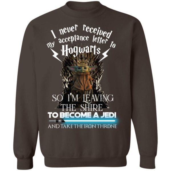 Baby Yoda I Never Received My Acceptance Letter Hogwarts Shirt Apparel