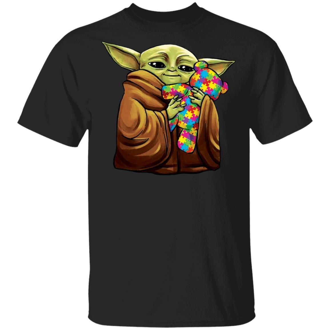 Master Yoda Hug Teddy Autism Shirt Apparel Master Yoda Hug Teddy Autism Shirt Apparel