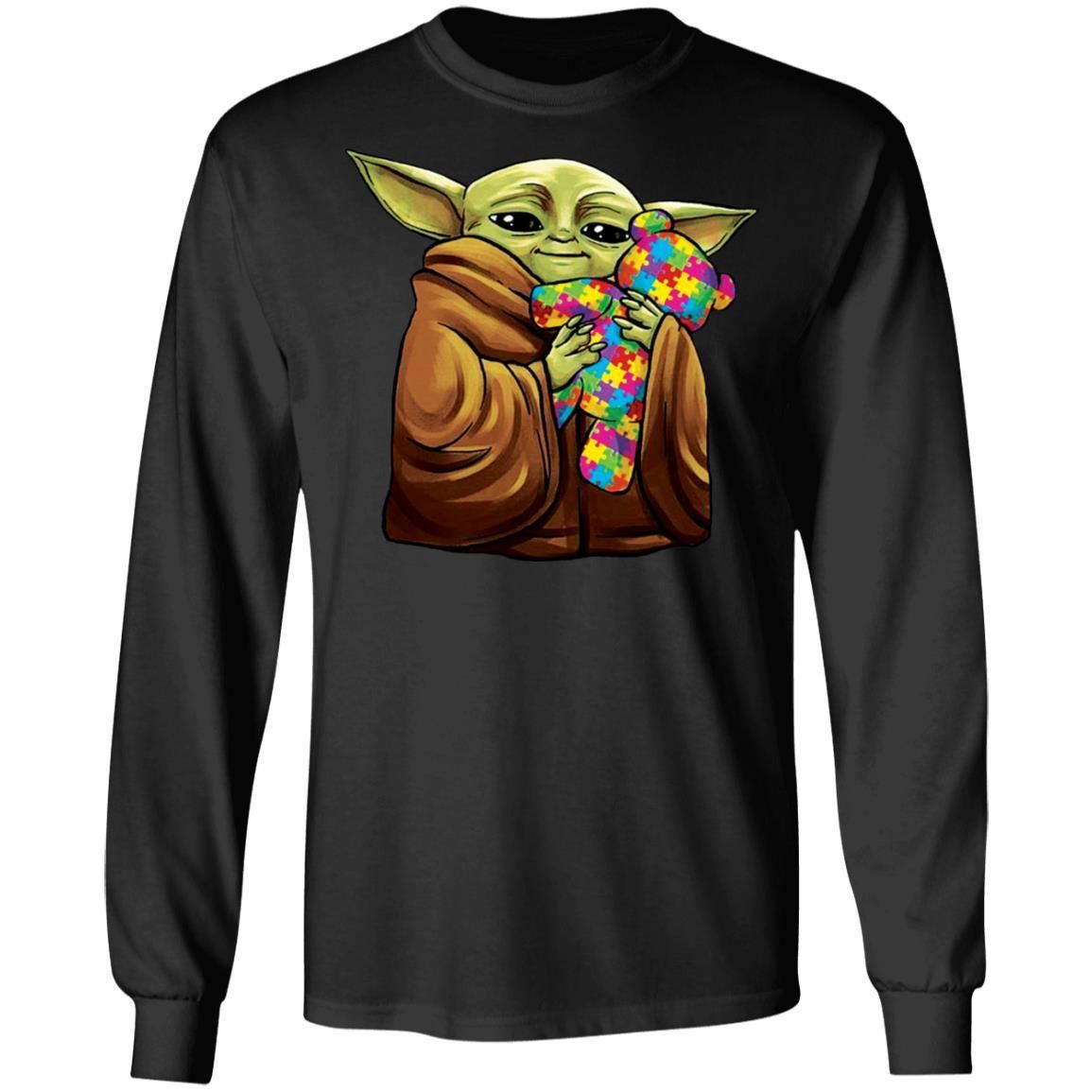 Master Yoda Hug Teddy Autism Shirt Apparel Master Yoda Hug Teddy Autism Shirt Apparel