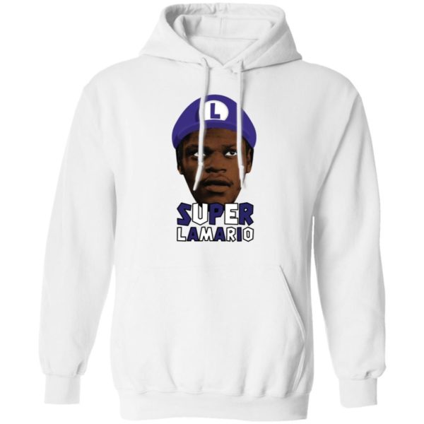 Lamar Jackson Super Lamario Shirt Apparel