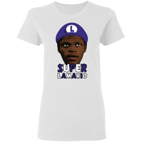 Lamar Jackson Super Lamario Shirt Apparel