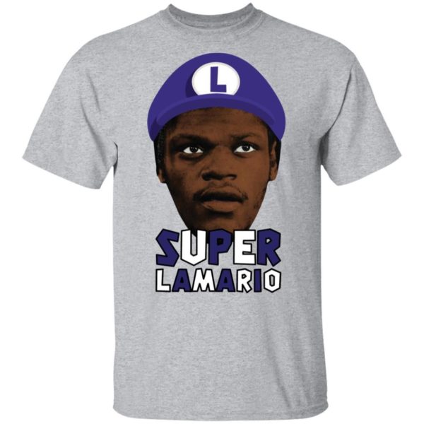 Lamar Jackson Super Lamario Shirt Apparel