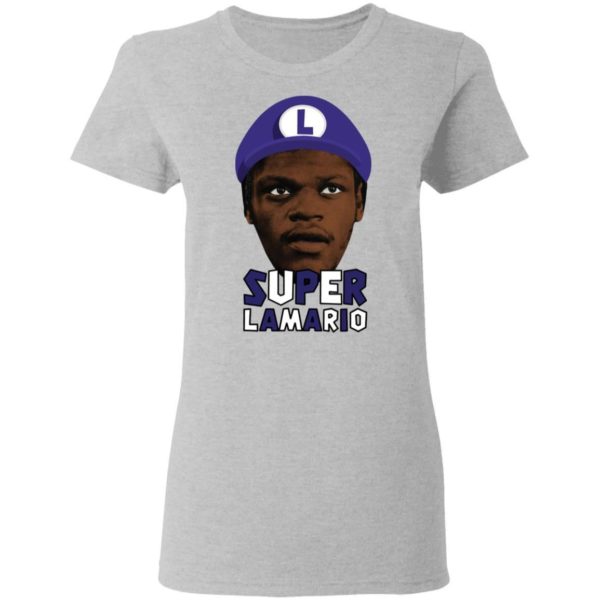 Lamar Jackson Super Lamario Shirt Apparel