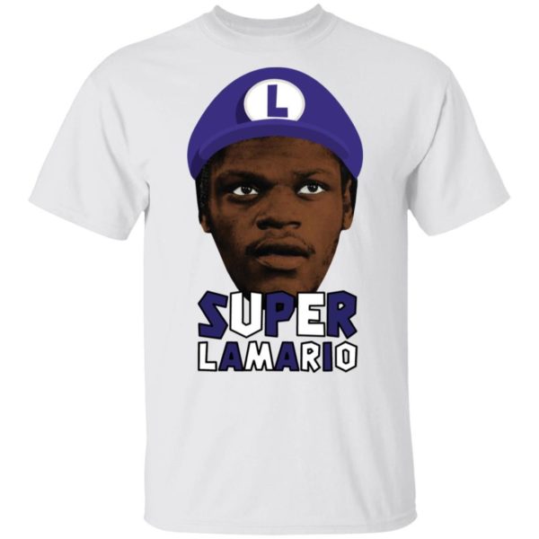 Lamar Jackson Super Lamario Shirt Apparel