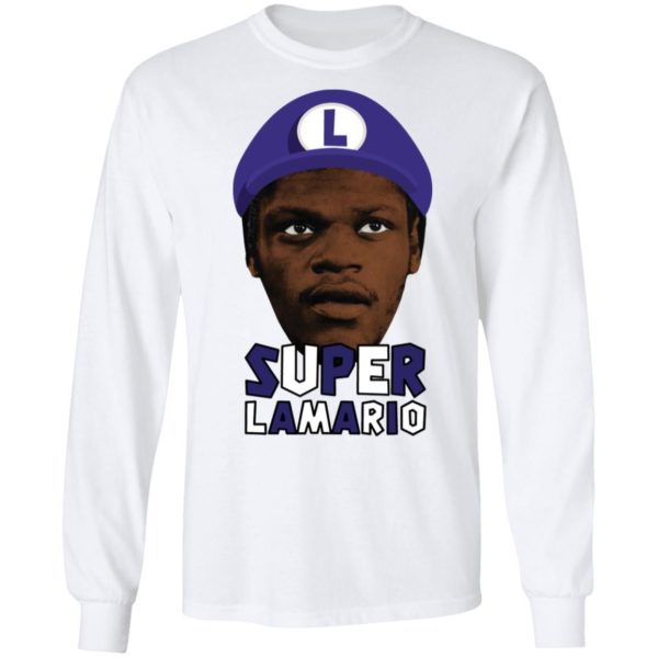 Lamar Jackson Super Lamario Shirt Apparel