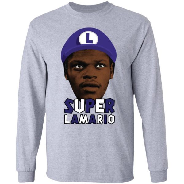 Lamar Jackson Super Lamario Shirt Apparel