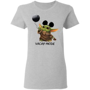 The Mandalorian Baby Yoda With Dead Star Vacay Mode Shirt Apparel