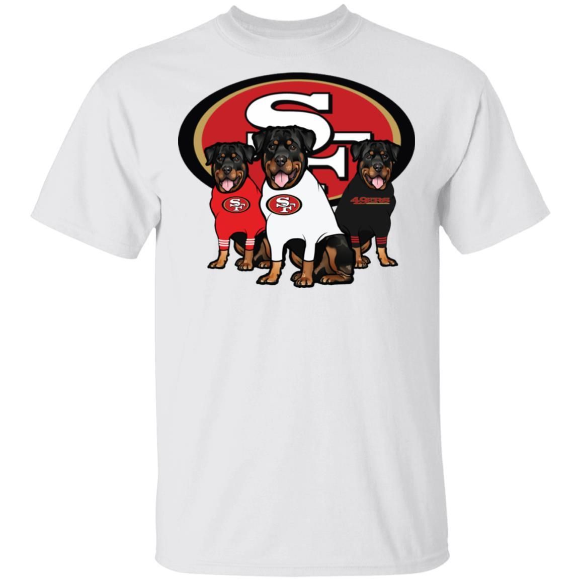 San Francisco 49ers Rottweiler Shirt Apparel San Francisco 49ers Rottweiler Shirt Apparel