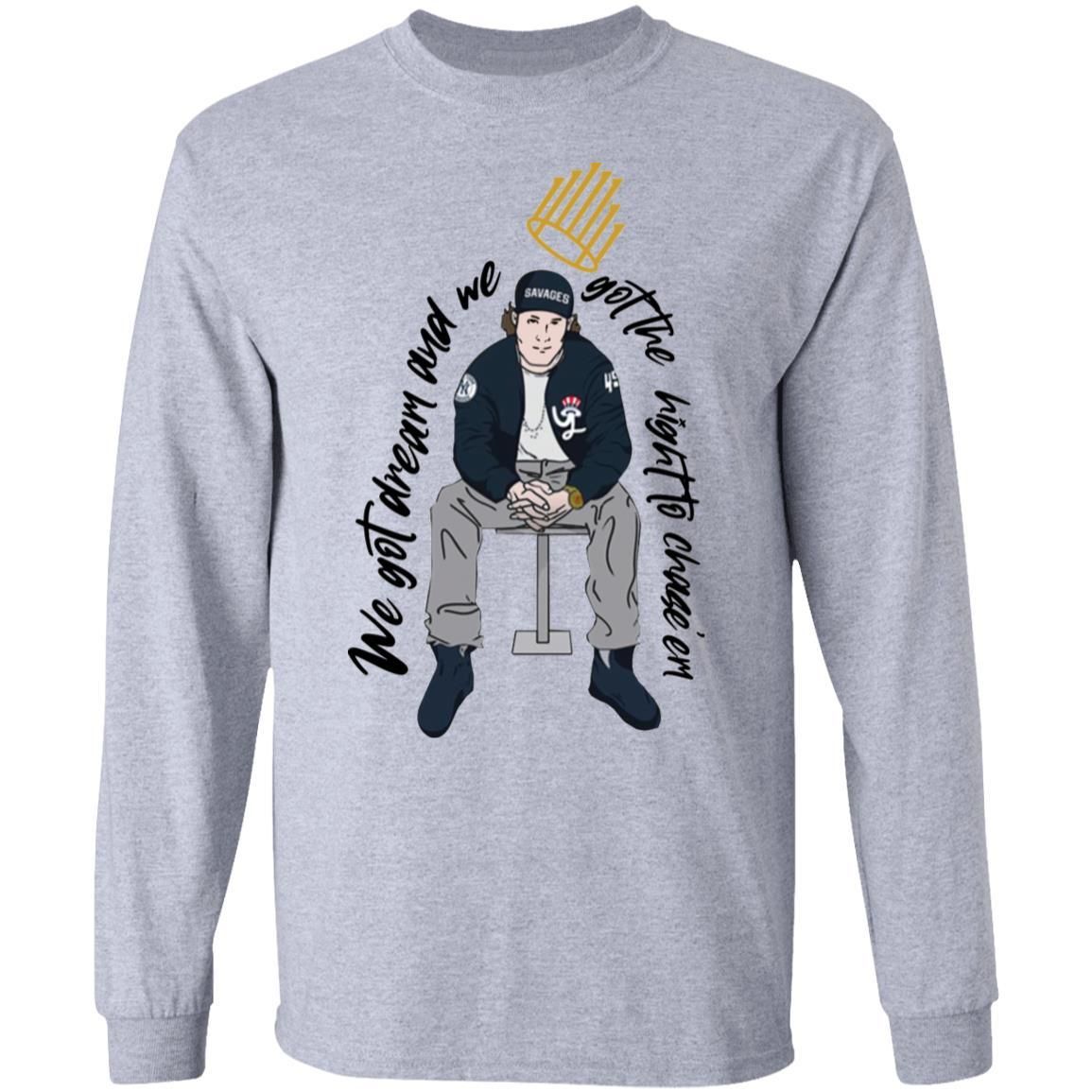 Gerrit Cole Yankees Chase Dreams Shirt Apparel Gerrit Cole Yankees Chase Dreams Shirt Apparel