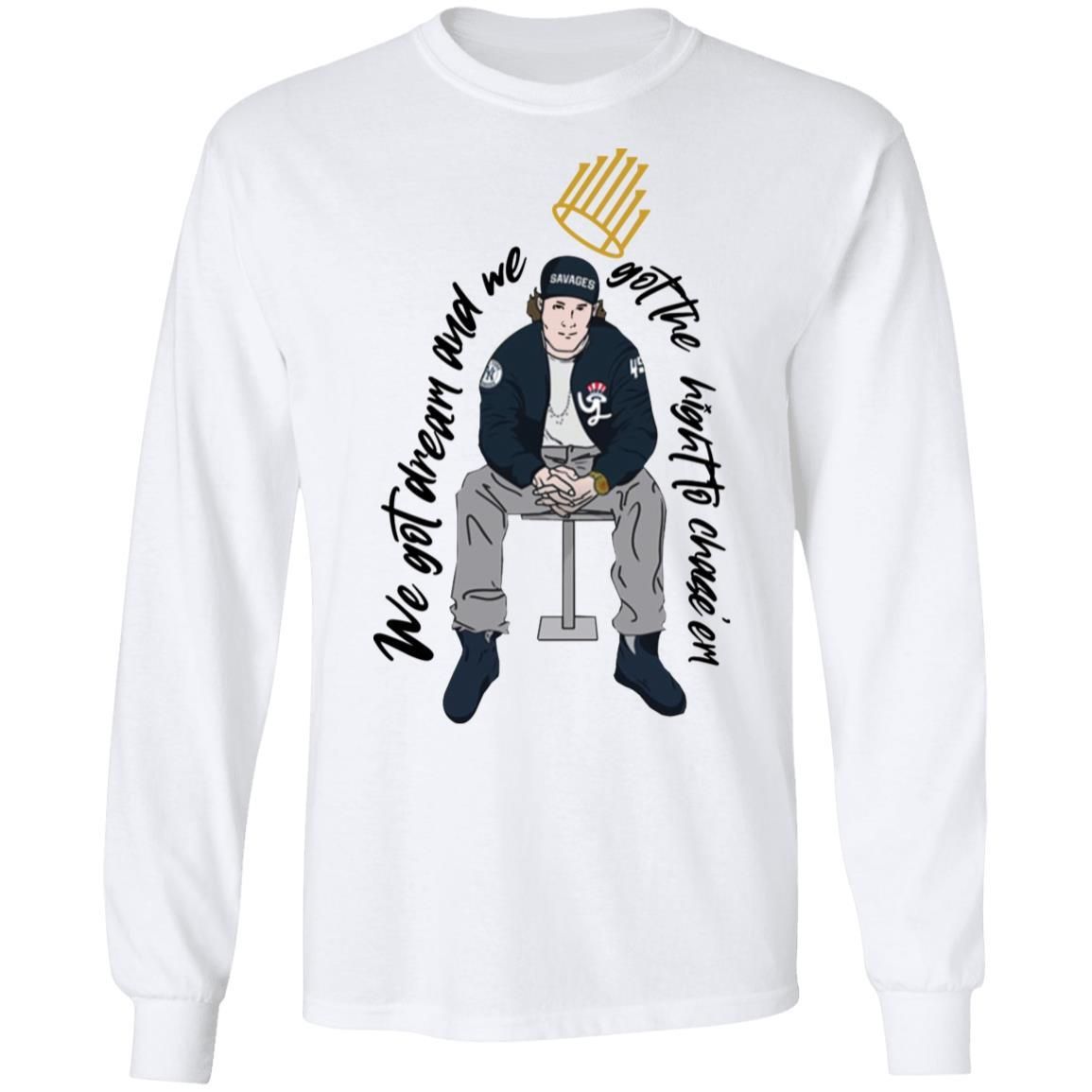 Gerrit Cole Yankees Chase Dreams Shirt Apparel Gerrit Cole Yankees Chase Dreams Shirt Apparel