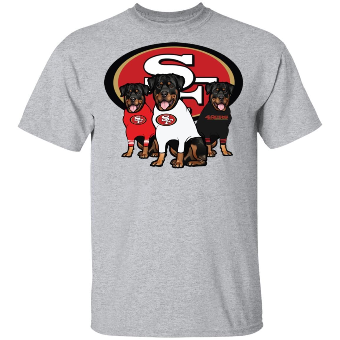 San Francisco 49ers Rottweiler Shirt Apparel San Francisco 49ers Rottweiler Shirt Apparel