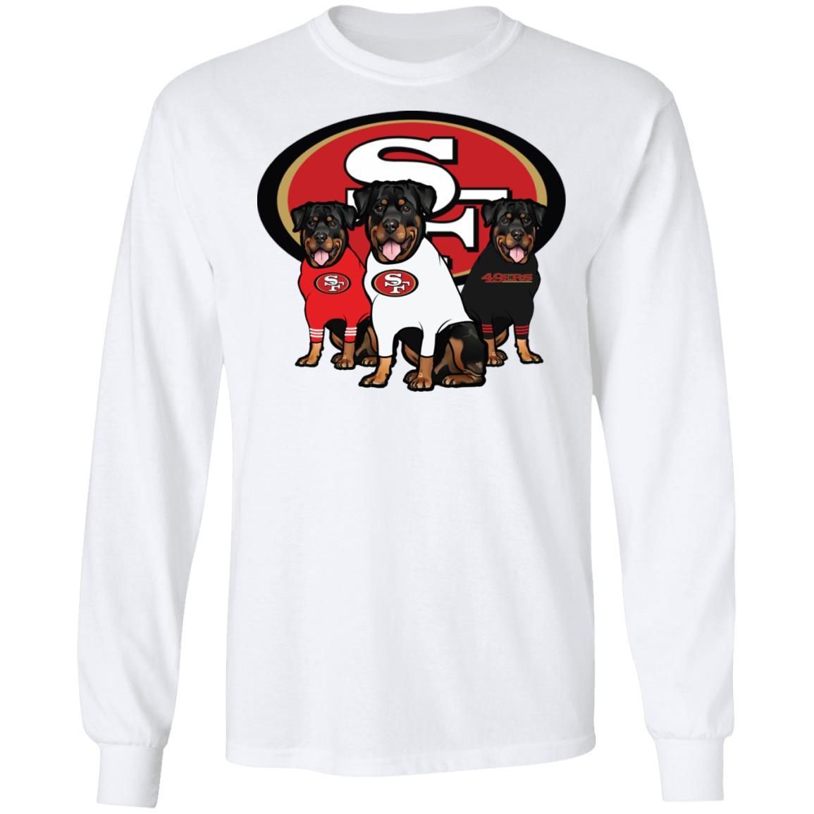 San Francisco 49ers Rottweiler Shirt Apparel San Francisco 49ers Rottweiler Shirt Apparel