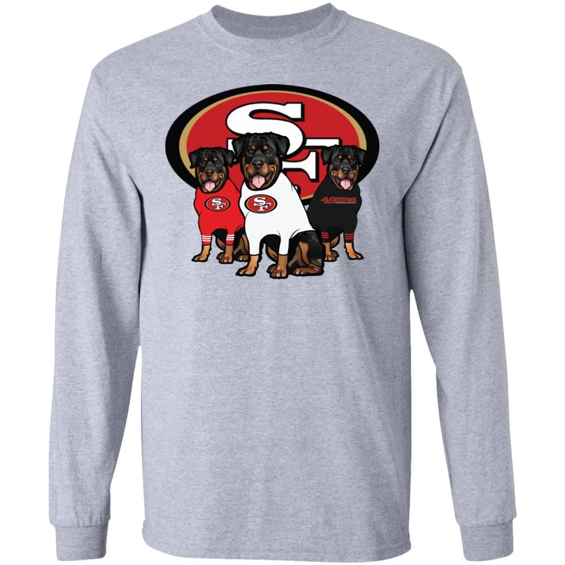 San Francisco 49ers Rottweiler Shirt Apparel San Francisco 49ers Rottweiler Shirt Apparel