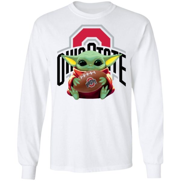 Baby Yoda Hug Ohio State Buckeyes Shirt Apparel