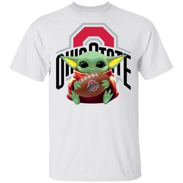 Baby Yoda Hug Ohio State Buckeyes Shirt Apparel