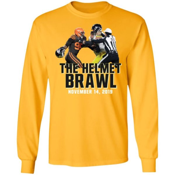 The Helmet Brawl Pittsburgh VS Cleveland Shirt Uncategorized