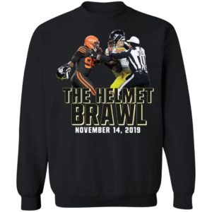 The Helmet Brawl Pittsburgh VS Cleveland Shirt Uncategorized