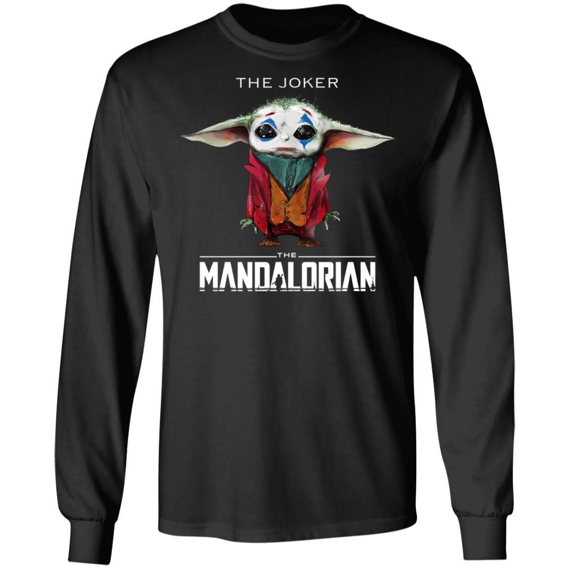 The Joker Baby Yoda The Mandalorian Shirt Apparel The Joker Baby Yoda The Mandalorian Shirt Apparel